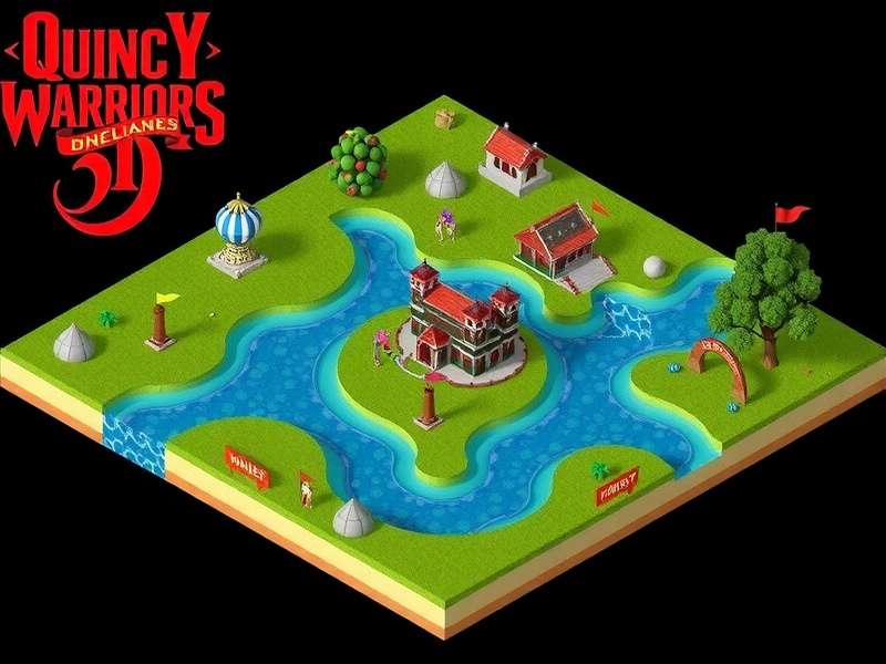 Quincy Warriors 3D Downloads Map India