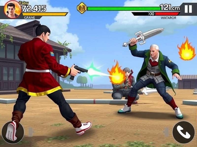 Quincy Warriors 3D Combat Scene